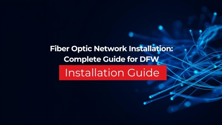 Fiber Optic Network Installation: A Complete Guide for DFW Businesses