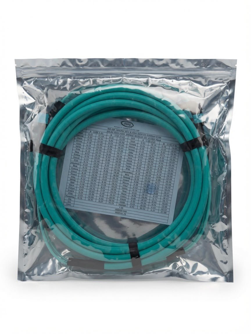 MPO Breakout Cable OM3 Aqua Jacket Detail