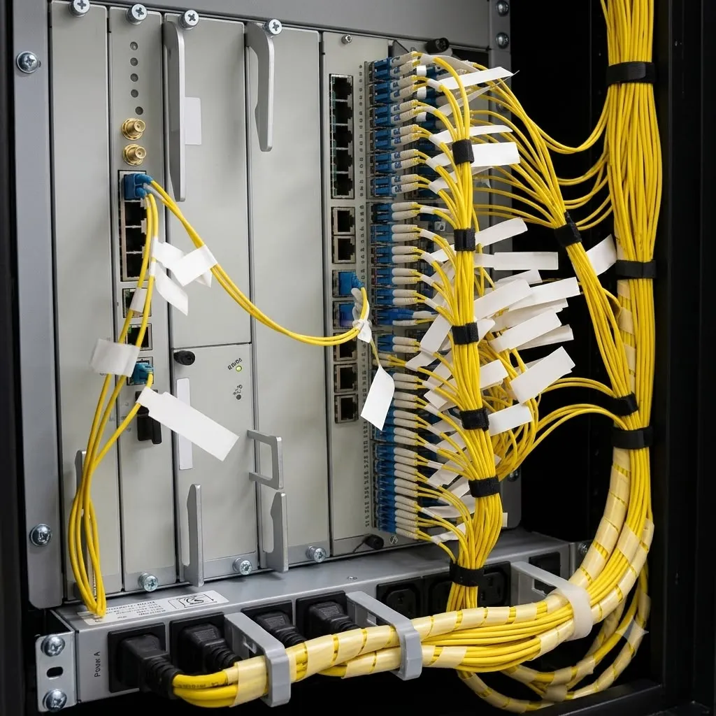 Fiber optic deployment for data center and telecom network infrastructure