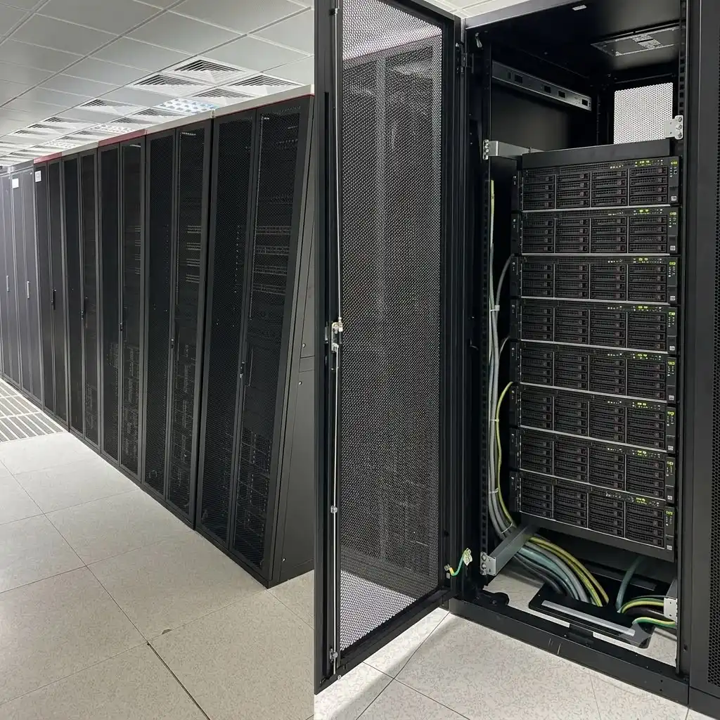 Data center installation for IT telecom solution and network infrastructure