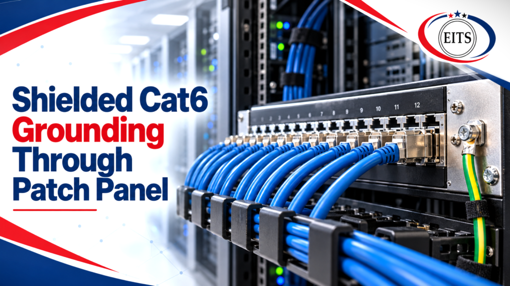 Shielded Cat6 Cable: Complete Guide for Business Networks Shielded Cat6 Patch Panel Grounding
