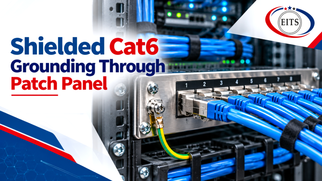 Shielded Cat6 Cable: Complete Guide for Business Networks shielded cat6 grounding through patch panel